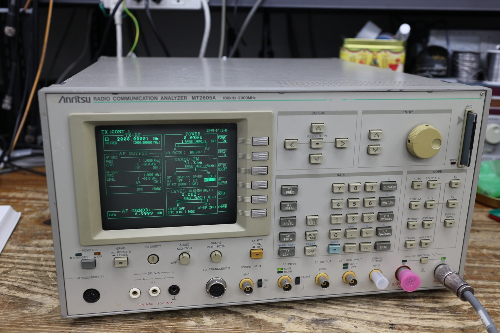 ANRITSU MT2605A Radio Communication Tester – XG eqpt