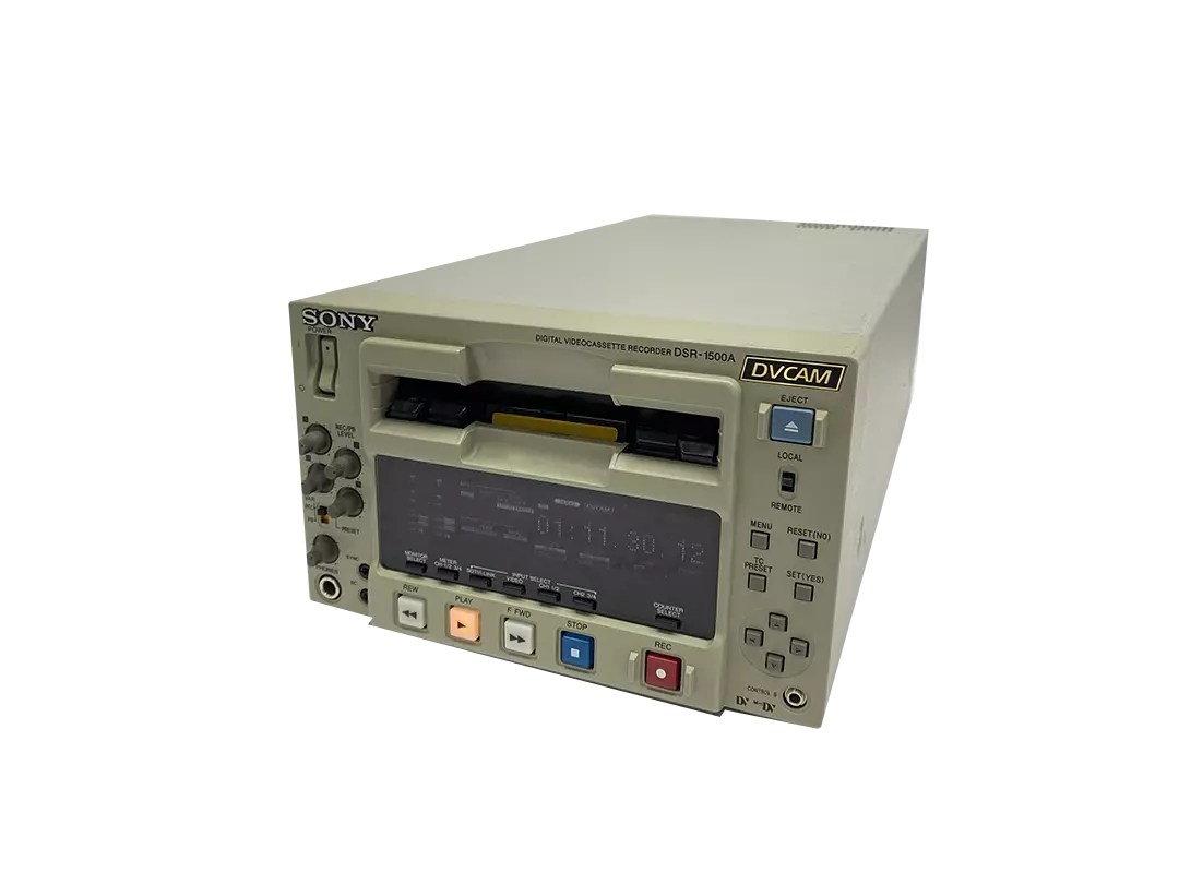Sony DSR-1500A DVCAM 600 Hours Digital Videocassette Recorder
