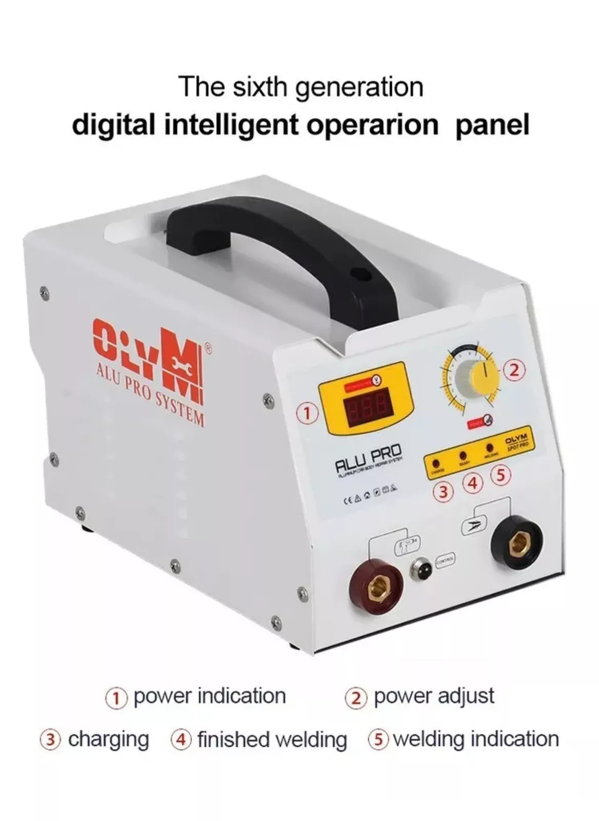 OLYM 95ES Steel + Aluminum Dent Puller Spot Welder Machine Car Auto Re