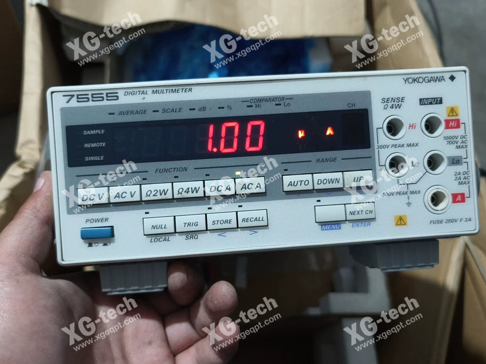 Yokogawa 7555 5 1/2 Digital Multimeter power input 110V NEW