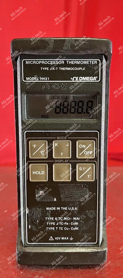 Omega HH21 Handheld Microprocessor Digital Thermometer, T155100 AS-IS