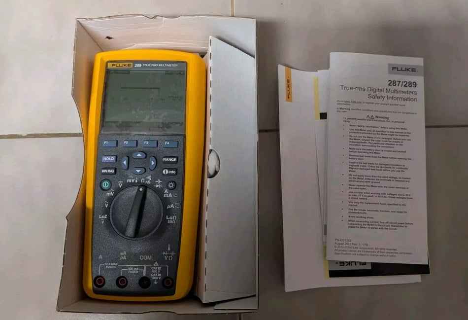 Fluke 289 True-RMS Stand Alone Logging Digital Multimeter