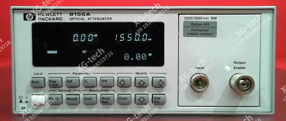 HP - Agilent - Keysight 8156A-201 Optical Attenuator 3328G03866