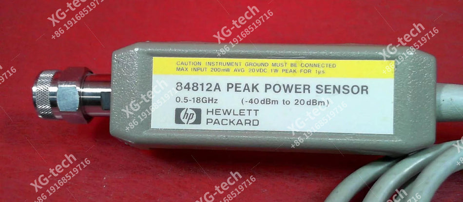 HP - Agilent - Keysight 84812A Peak Power Sensor, 500 MHz to 18 GHz 3318A01835