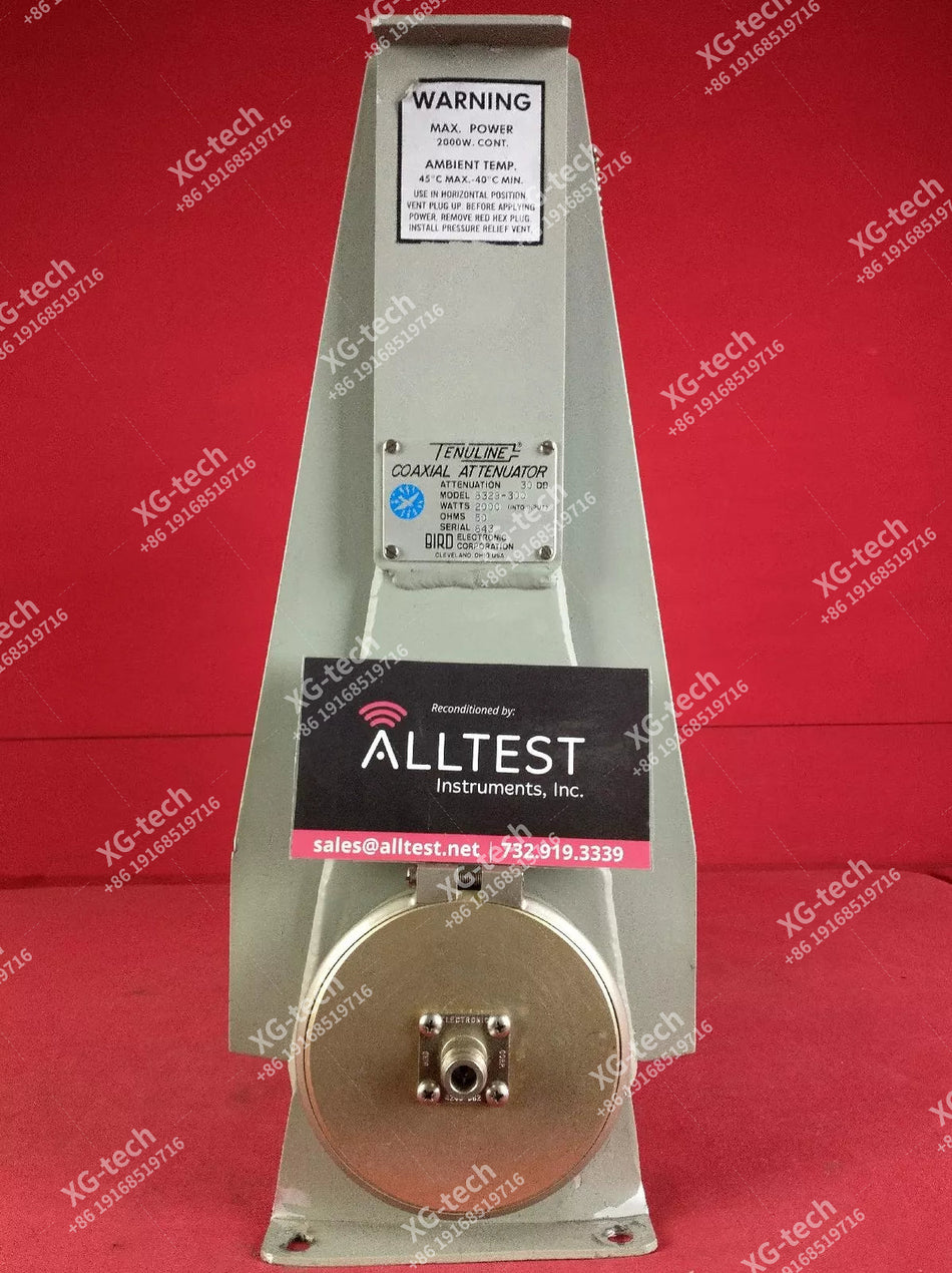 Bird 8329-300 1261 High Power Attenuator, DC-500 MHz, 30dB,