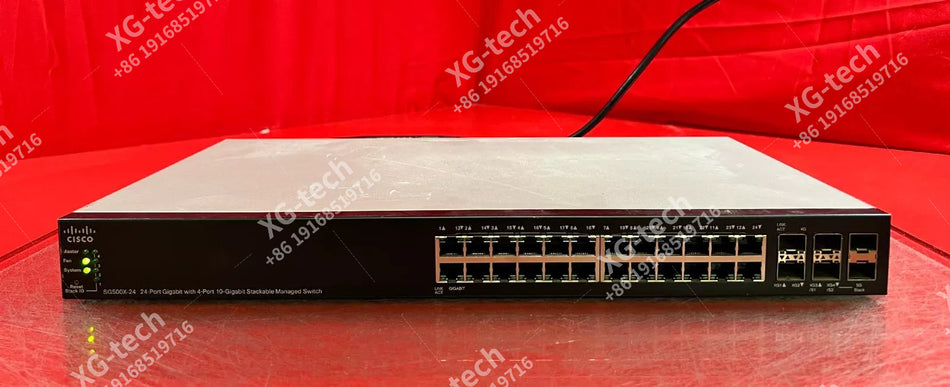 Cisco SG500X-24 24-Port Gigabit Ethernet Switch with 10 Gigabit Uplinks