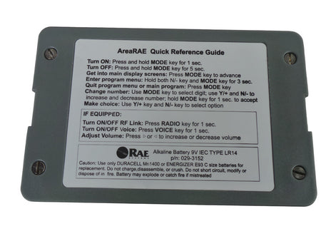 Rae Systems Arearae Gamma PGM5120 Multi-Gas Sensor Detector