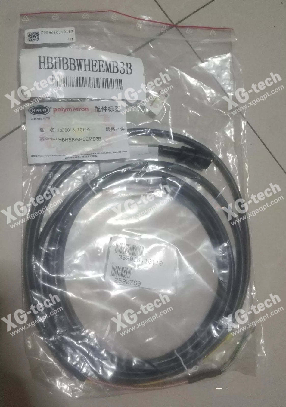 Z359016.10110 pH electrode Cable 3M