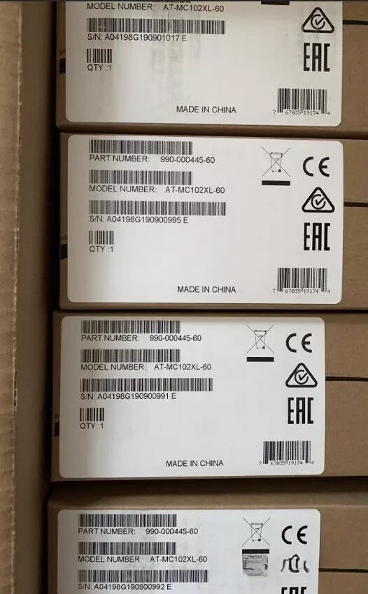 1 PC NEW AT-MC102XL-60 Fiber Optic Converter #B7226 CL