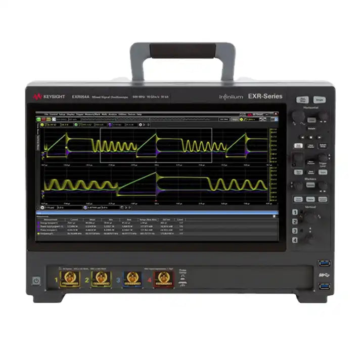Keysight Bandwidth 500 MHz 4 channels maximum storage depth 1.6G EXR054A Infiniium series oscilloscope