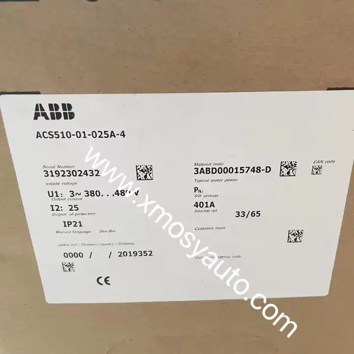 Original Inverter ACS510  ACS510-01-025A-4  3P AC380V~480V 11KW - XG eqpt