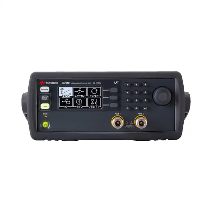 keysight J7201B Attenuation Control Unit, DC to 18 GHz, 0 to 121 dB, 1-dB Steps