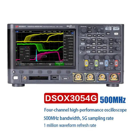 Keysight Bandwidth 500MHz 4 analog channels 4 Mpts memory DSOX3054G oscilloscope - XG eqpt