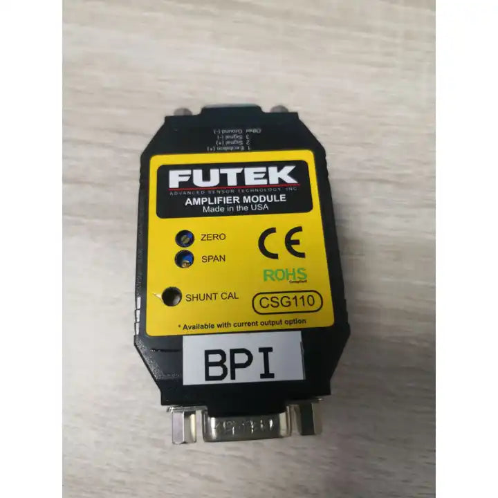1pc Futek CSG110 Strain Gage Amplifier 14-26VDC DIN Mount Sub-D Mini
