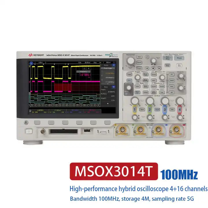 Keysight Bandwidth 100MHz 4 analog channels 16 digital  MSOX3014T mixed signal oscilloscope - XG eqpt