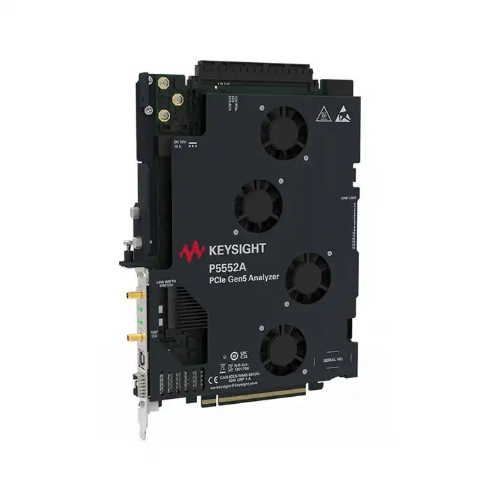 Keysight P5552A PCIe 5.0 Protocol Analyzer Standards PCIe 5.0 PCIe 4.0 PCIe 3.0 PCIe 2.0 PCIe 1.0 Maximum data rate 32 GT/s