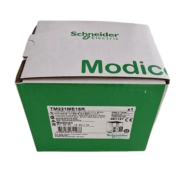 TM221ME16R CPU, 16 IO relay Ethernet New original packaging  TM221ME16R - XG eqpt