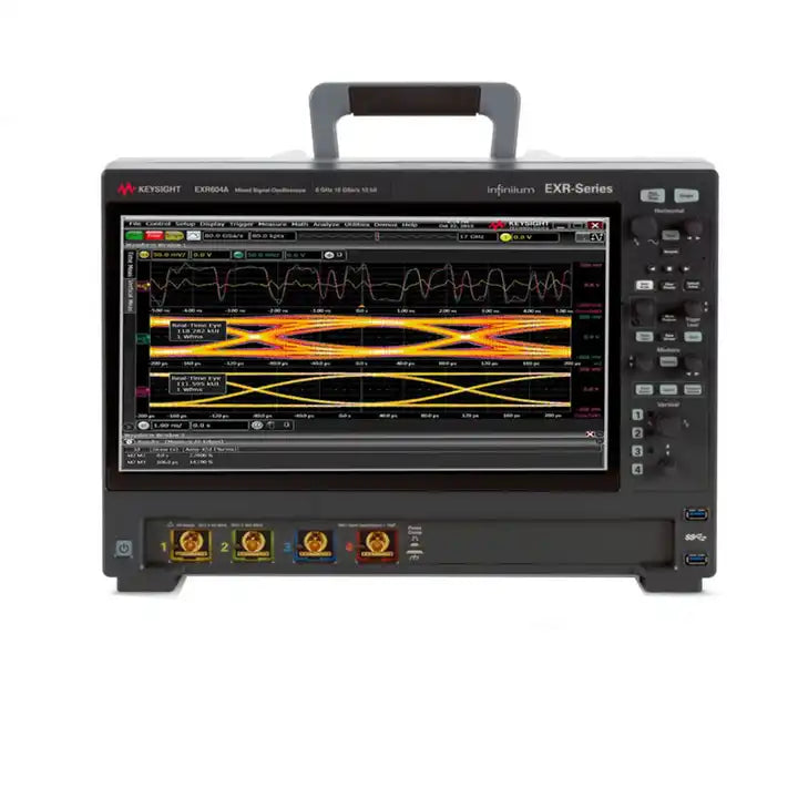 Keysigh Bandwidth 6 GHz 4 channels maximum storage depth 1.6G EXR604A Infiniium series oscilloscope