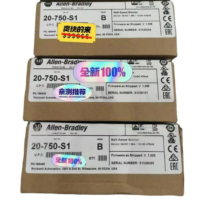 New Factory Sealed 20-750-S1 Safe Speed Monitor 20-750-S1