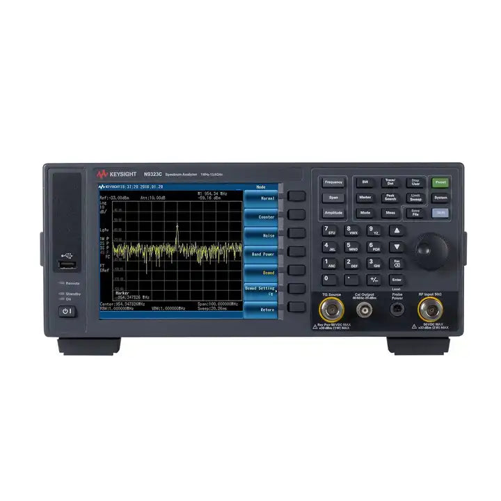 Keysight N9323C Basic Spectrum Analyzer (BSA) frequency 1 MHz to 13.6 GHz DANL at1GHz -144 dBmW Maximum analysis bandwidth 1 MHz