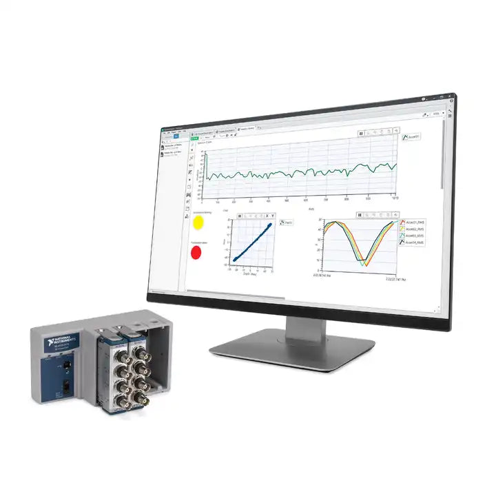 National Instruments 4-Slot 44-Channel 51.2kS/s/ch +5V CompactDAQ Sound and Vibration Measurement Kit