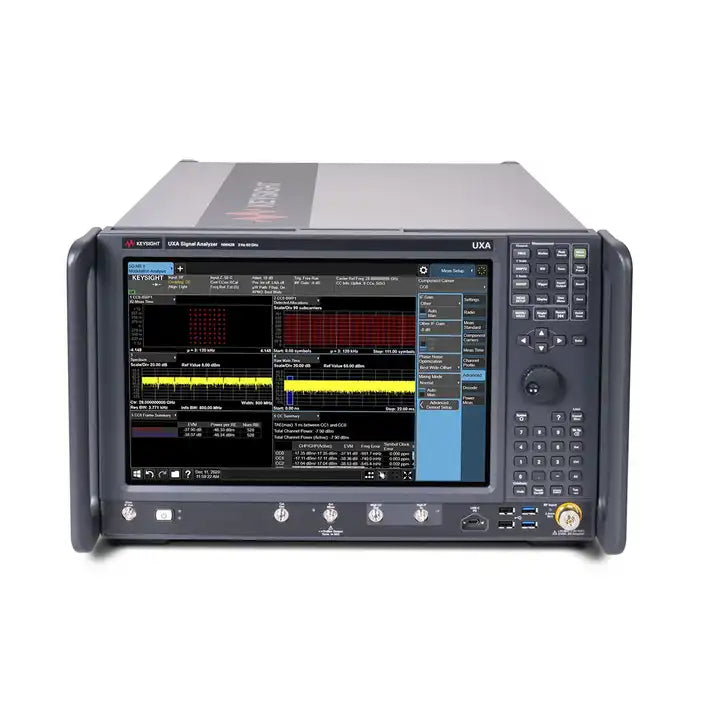 Keysight N9042B UXA signal analyzer, 2 Hz to 50 GHz frequency 2 Hz to 50 GHz with V3050A 110 GHz DANL at 1GHz -174 dBmW
