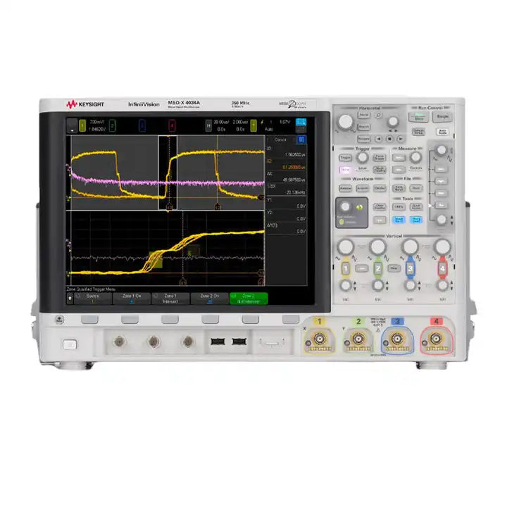 Keysight Bandwidth of 350 MHz 4 analog channels 16 digital MSOX4034A mixed signal oscilloscope