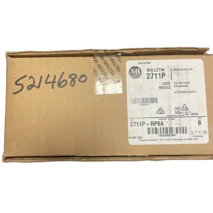 New Sealed  2711P-RP8A  HMI PanelView Plus 6 Logic Module  New Original 2711P-RP8A