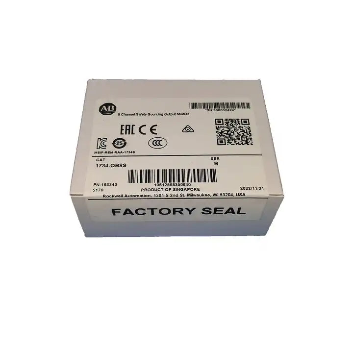 2022 New Factory Sealed A_B SER B 1734-OB8S Point I/O Safety Output Module 1734OB8S