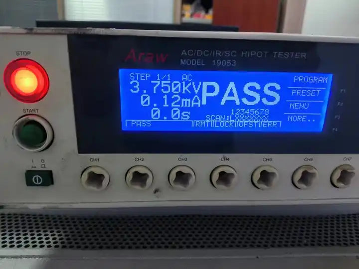 Araw 19053 Feature = CHROMA 19053 AC/DC/IR/SC HIPOT TESTER USED - XG eqpt