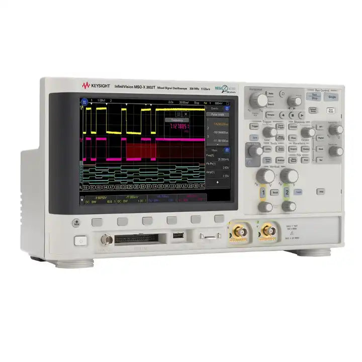 Keysight MSOX3032T Mixed Signal Oscilloscope: 350 MHz, 2 analog and 16 digital channels