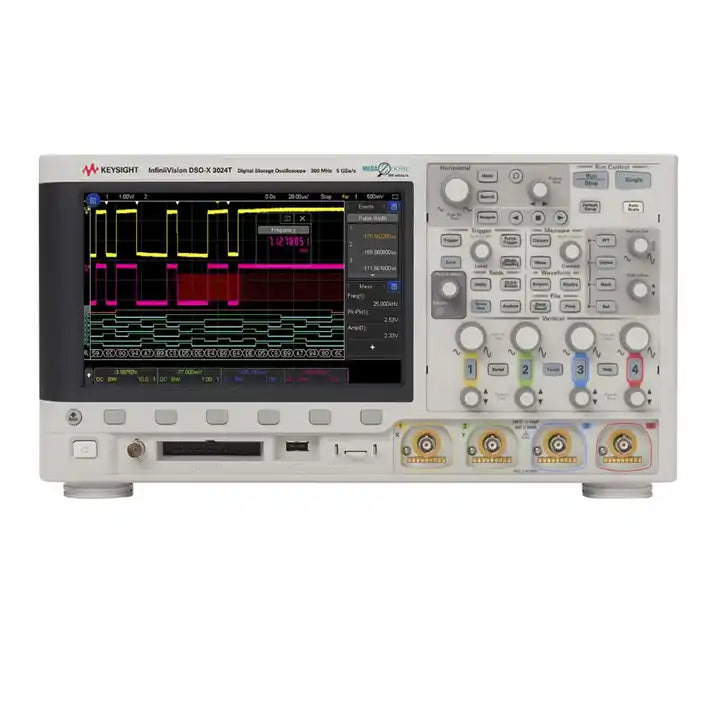 Keysight  Bandwidth 200MHz  4 analog channels 4 Mpts memory  DSOX3024T oscilloscope