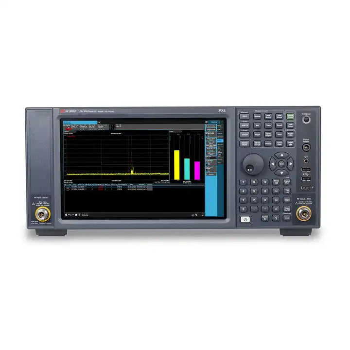 Keysight N9048B PXE EMI test receiver, 1 Hz to 44 GHz frequency 1 Hz to 44 GHz DANL at 1GHz -174 dBmW