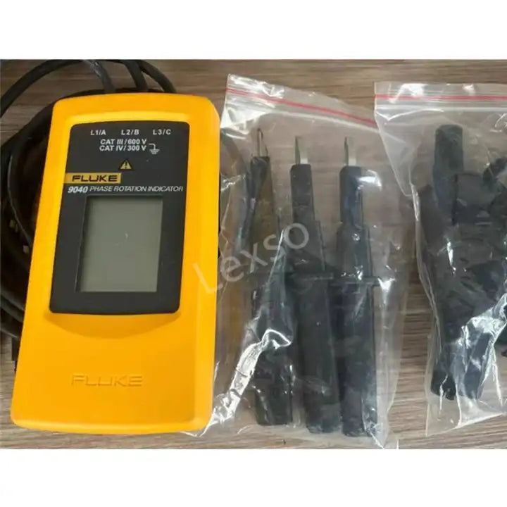 New Fluke 9040 Three-Phase Rotation Indicator