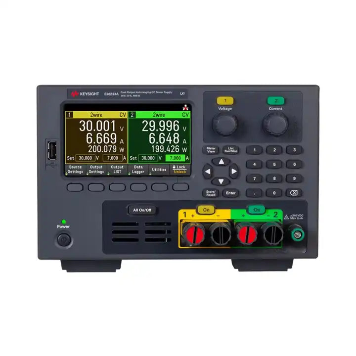 Keysight E36233A 400W Autoranging Dual Output Power Supply, 30V, 20A