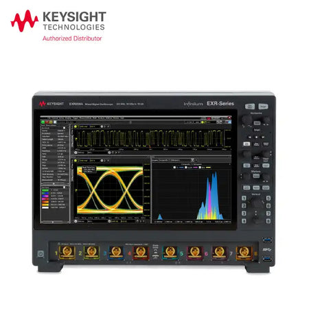 keysight Infiniium EXR-Series Oscilloscopes 500 MHz to 6 GHz 4 or 8 analog channels - XG eqpt