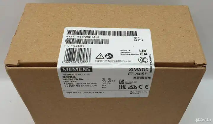 New in box 6ES7 155-6AR00-0AN0  SIMATIC  ET200SP Interface Module  6ES7155-6AR00-0AN0 - XG eqpt