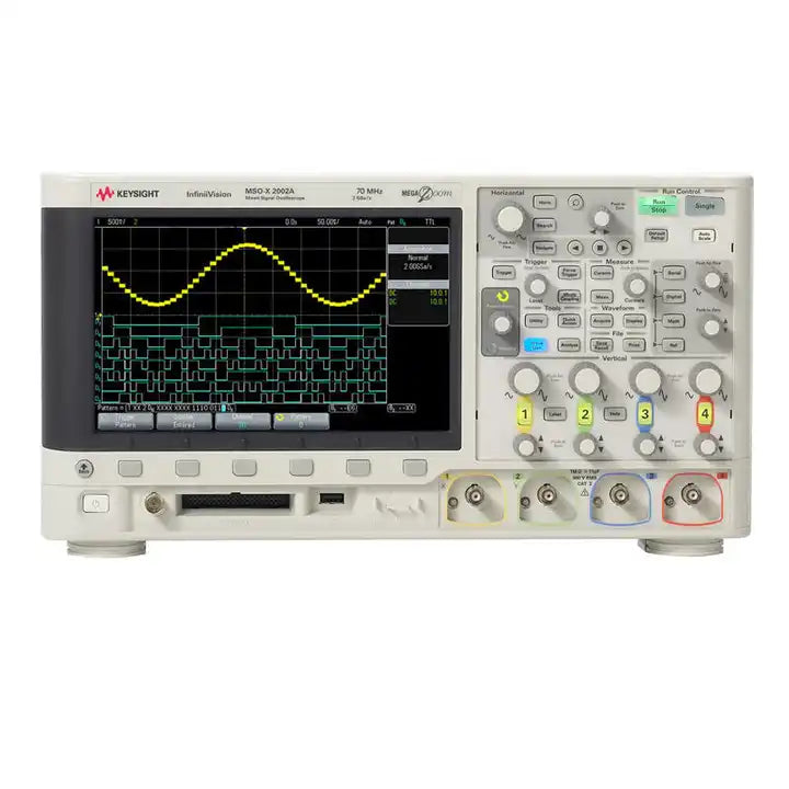 Keysight  Bandwidth 70MHz 2 analog channels 8 digital MSOX2002A mixed signal oscilloscope