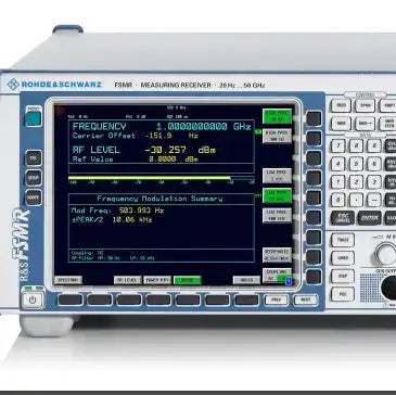 RS FSMR3 Measuring Receiver All-in-one calibration of signal generators and attenuators - XG eqpt