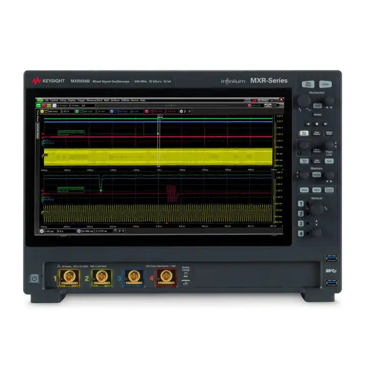 Keysight MXR058A Infiniium MXR Series Oscilloscope:500MHz,8 channels Maximum memory depth1.6Gpts Maximum sampling rate 16GSa/sec