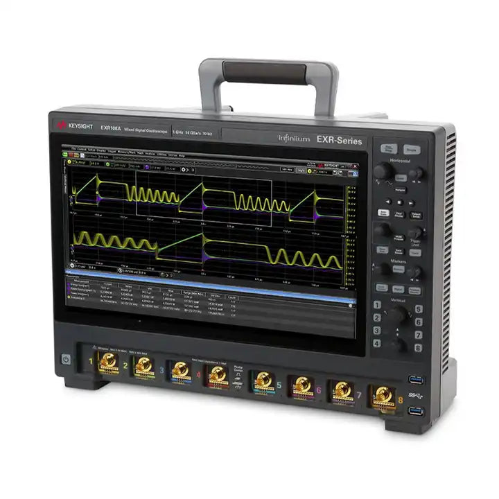 Keysigh  Bandwidth 1 GHz 8 channels maximum storage depth 1.6G EXR108A Infiniium series oscilloscope - XG eqpt