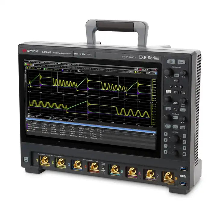 Keysight EXR208A Infiniium EXR Series Oscilloscope, 2 GHz, 8 Channels Maximum memory depth 1.6 Gpts