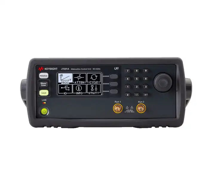 keysight J7201A Attenuation Control Unit, DC to 6 GHz, 0 to 121 dB, 1-dB Steps