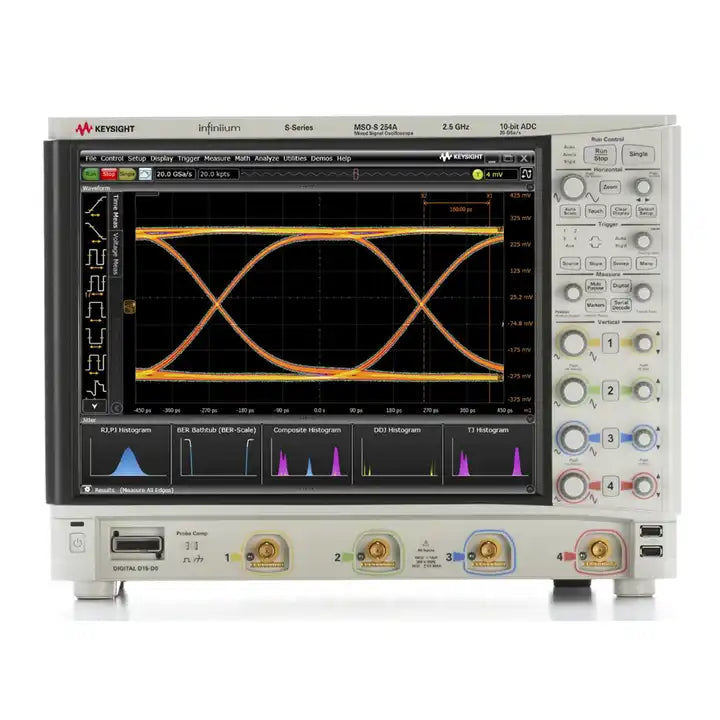 Keysight MSOS254A HD Oscilloscope: 2.5 GHz, 4 analog channels plus 16 digital channels