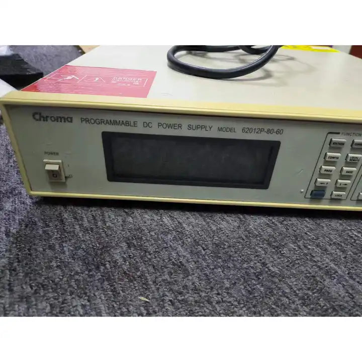 Chroma 62012P-80-60 Programmable DC Power Supply 80V/60A/4800W used