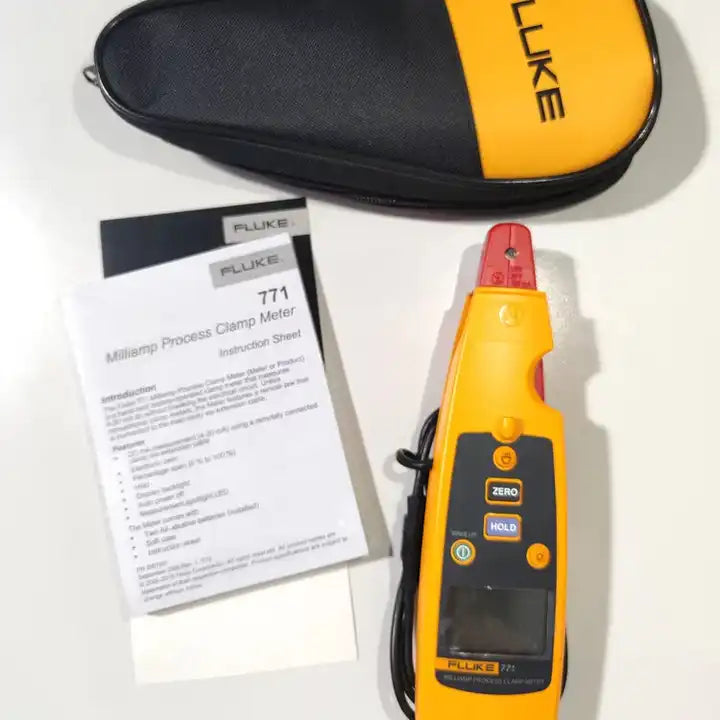 Fluke 771 Clamp Meter, Dual Backlit, 99 mA A, 0.3 in (8 mm) Jaw Capacity