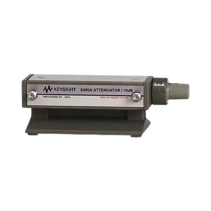 keysight 8495A Manual Attenuator, 4 GHz, 70 dB, 10-dB Steps - XG eqpt