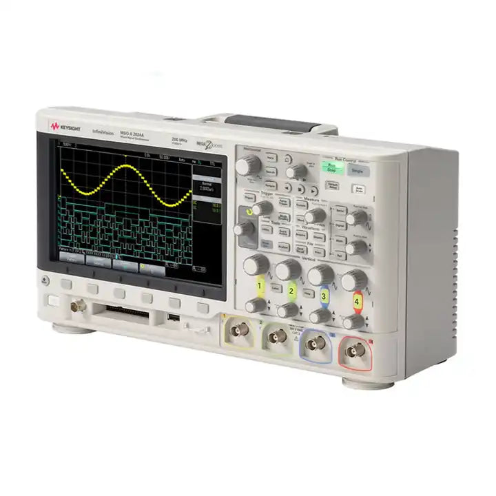 Keysight Bandwidth of 200 MHz 4 analog channels 8 digital  MSOX2024A mixed signal oscilloscope - XG eqpt