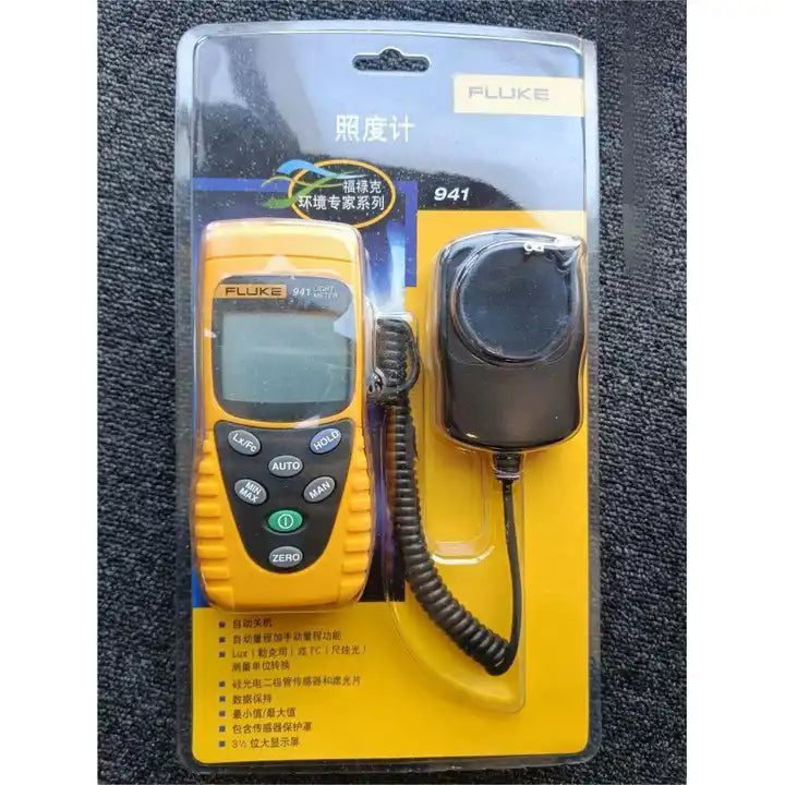 New FLUKE 941 Light Meter Illuminance Meter up to 20,000 Measuring range