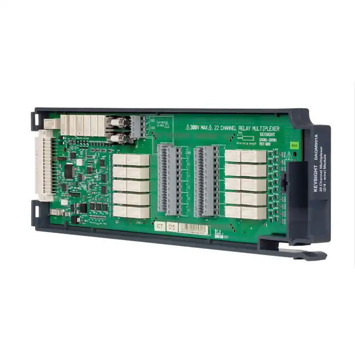 Keysight DAQ970SB 3-slot data acquisition mainframe with 2 20-channel switch modules and 1 20-channel multiplexer module